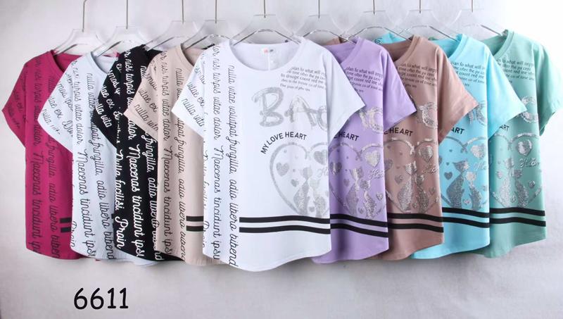 Футболка JJF (50-54) 6611 mix (лето)