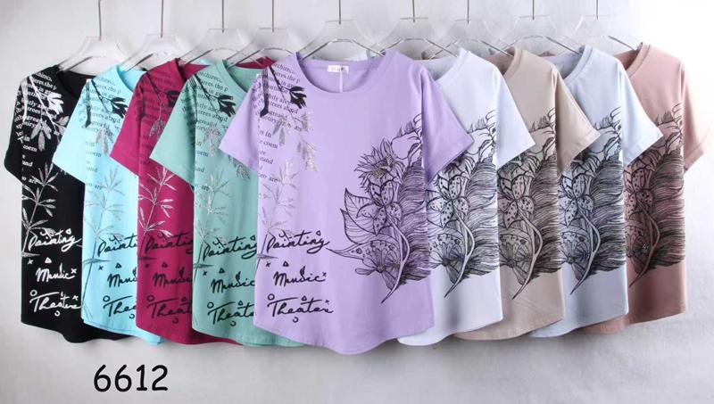 Футболка JJF (50-54) 6612 mix (лето)