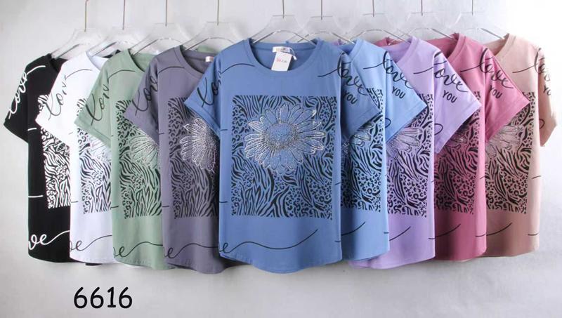 Футболка JJF (50-54) 6616 mix (лето)