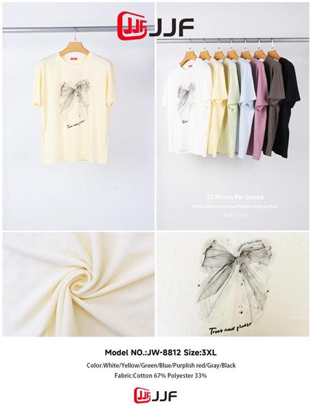 Футболка JJF (48-52) 8812 mix (лето)