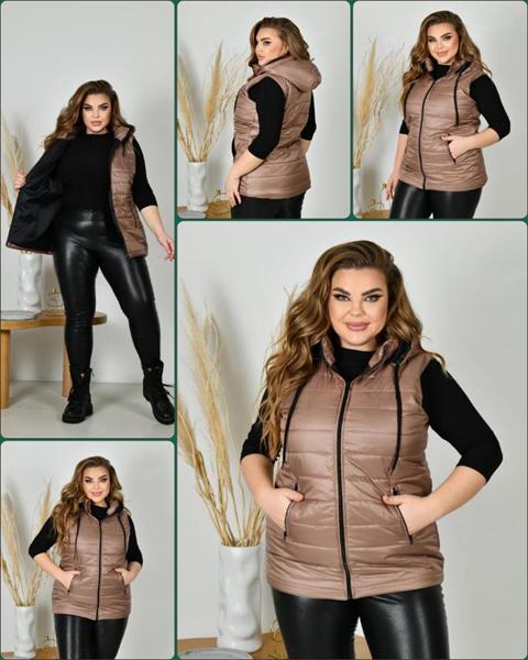 Жилетка SDF (52-62) SD5 beige (деми)