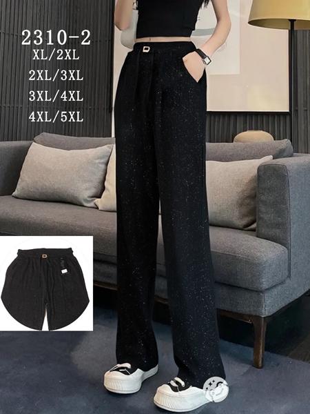 Штаны Hoan (XL-5XL) 2310-2 black (деми)