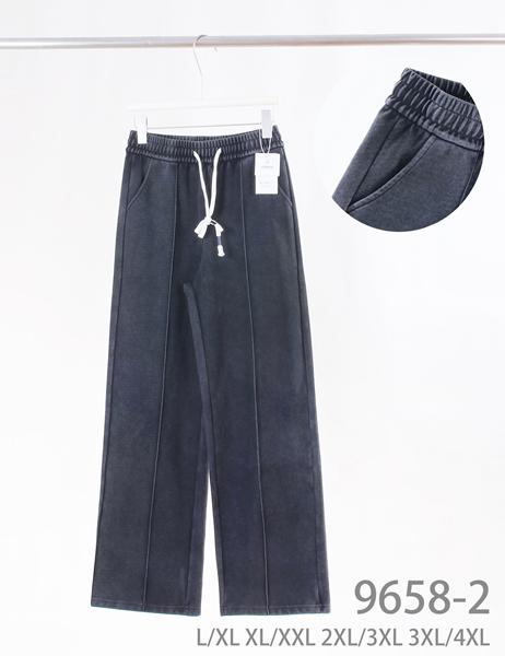 Штаны Hoan (L-4XL) 9658-2 black (деми)