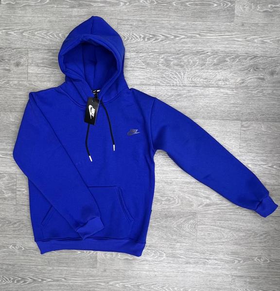 Худи MirWear (M-3XL) MW9-100 blue (зима)