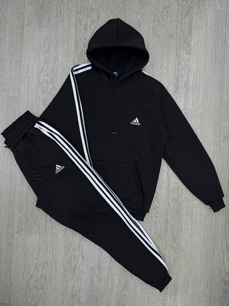 Костюм спорт MirWear (M-3XL) MW17-1007 black (зима)