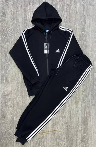 Костюм спорт MirWear (M-3XL) MW18-1008 black (зима)