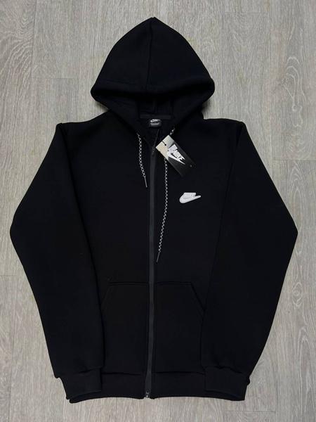 Кофта спорт MirWear (M-3XL) MW27-1014 black (зима)