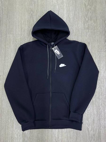 Кофта спорт MirWear (M-3XL) MW28-1014 navy (зима)