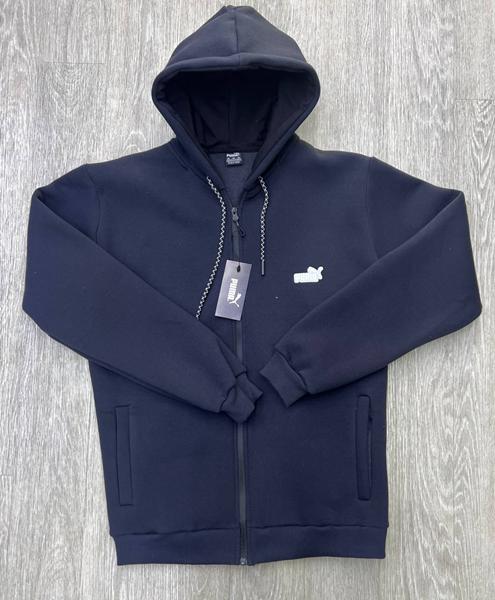 Кофта спорт MirWear (M-3XL) MW30-1015 navy (зима)