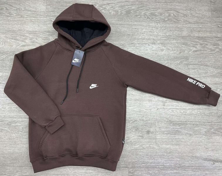 Худи MirWear (S-2XL) MW46-1030 brown (зима)