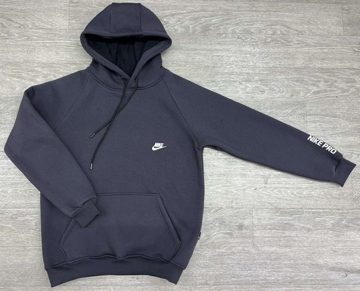 Худи MirWear (S-2XL) MW47-1030 d.grey (зима)