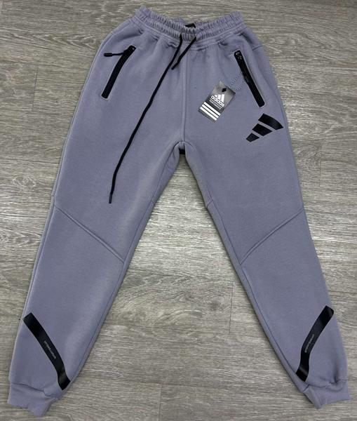 Штаны спорт MirWear (M-3XL) MW79-1032-2 grey (зима)