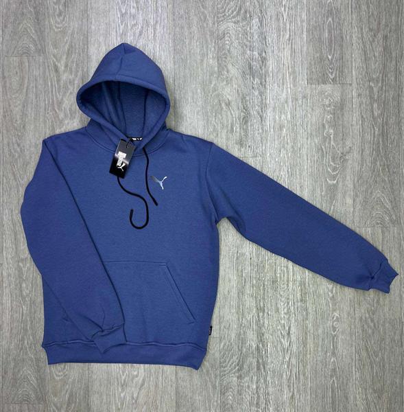 Худи MirWear (M-3XL) MW103-113 blue (зима)