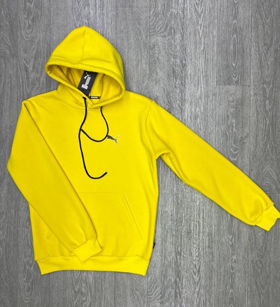 Худи MirWear (M-3XL) MW114-113 yellow (зима)