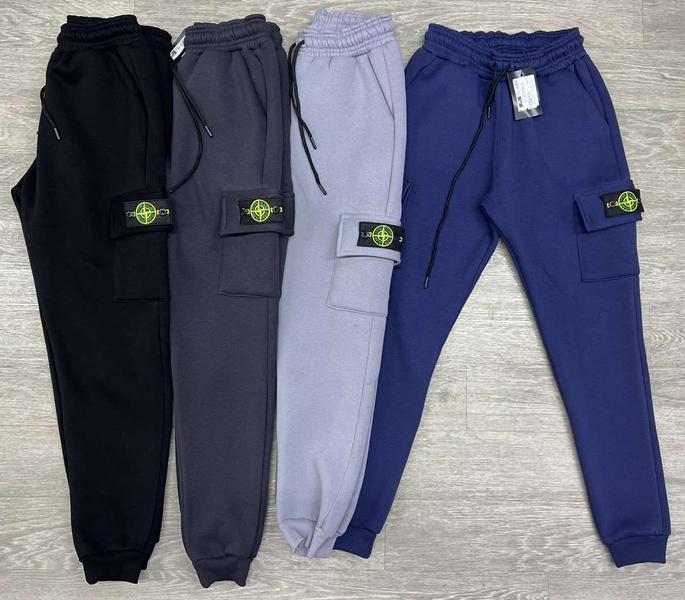 Штаны спорт MirWear (M-3XL) MW138-120 l.grey (зима)