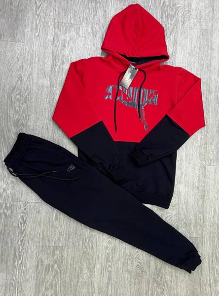 Костюм спорт MirWear (M-3XL) MW236-254-1 red (деми)