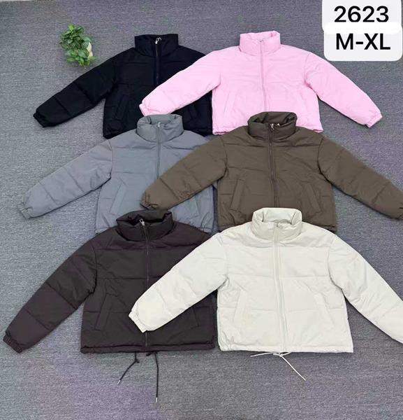 Куртка Oukali (M-XL) 2623 brown (деми)