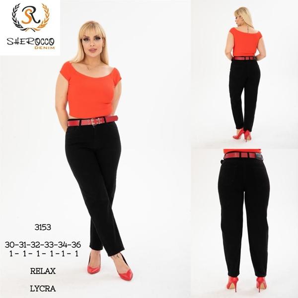 Джинсы Maxim Jeans (30-36) 3153 black (деми)