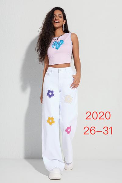 Джинсы NewJeans (26-31) 2020 white (деми)