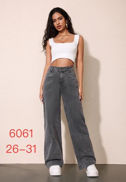 Джинсы NewJeans (26-31) 6061 grey (деми)