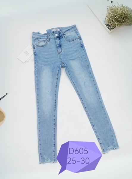 Джинсы NewJeans (25-30) D605 l.blue (деми)
