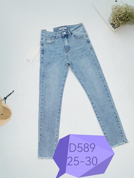 Джинсы NewJeans (25-30) D589 l.blue (деми)