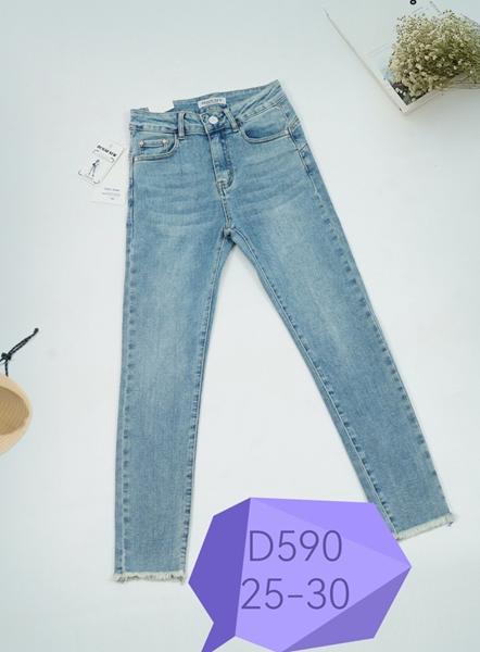 Джинсы NewJeans (25-30) D590 l.blue (деми)