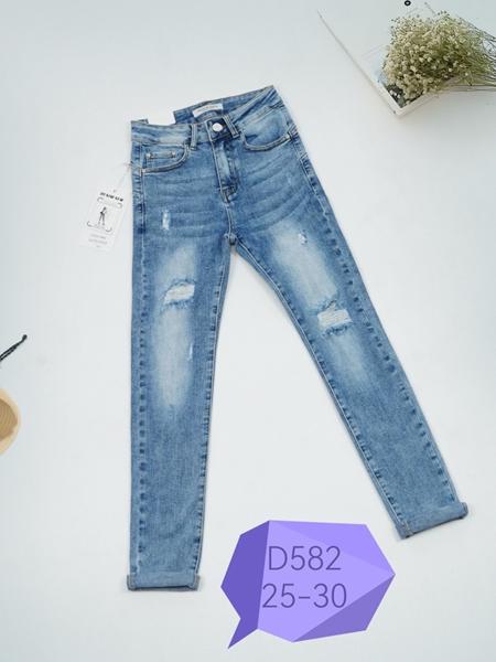 Джинсы NewJeans (25-30) D582 blue (деми)