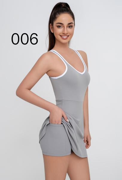 Костюм спорт NewJeans (S-XL) J0006 l.grey (лето)