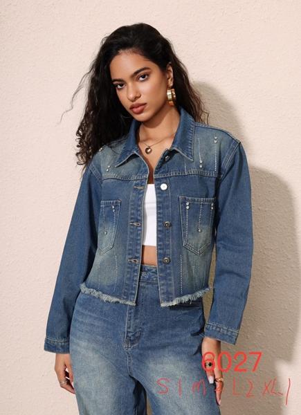 Куртка NewJeans (S-XL) 6027 blue (деми)