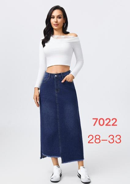 Юбка NewJeans (28-33) 7022 blue (лето)