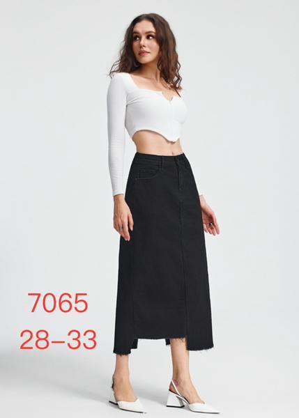 Юбка NewJeans (28-33) 7065 black (лето)