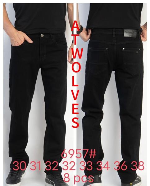 Джинсы Resalsa (30-38) 6957 black (деми)