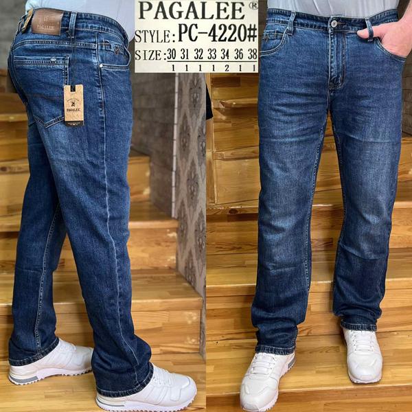 Джинсы Resalsa (30-38) PC4220 blue (деми)