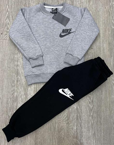 Костюм спорт MirWear kids (4-8) NW209-1005-1001-1 grey-black (зима)