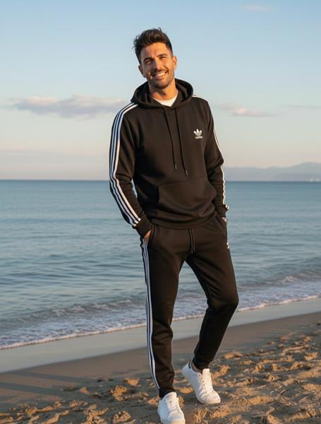 Костюм спорт Zalov (46-54) ZW1162 black (деми)