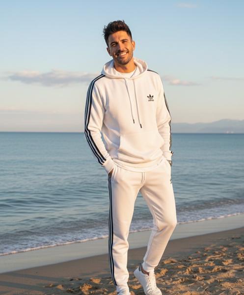 Костюм спорт Zalov (46-54) ZW1163 white (деми)