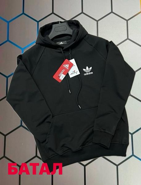 Худи Alex Clothes (2XL-6XL) 13342 black (деми)