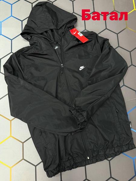 Ветровка Alex Clothes (2XL-6XL) 13350 black (деми)