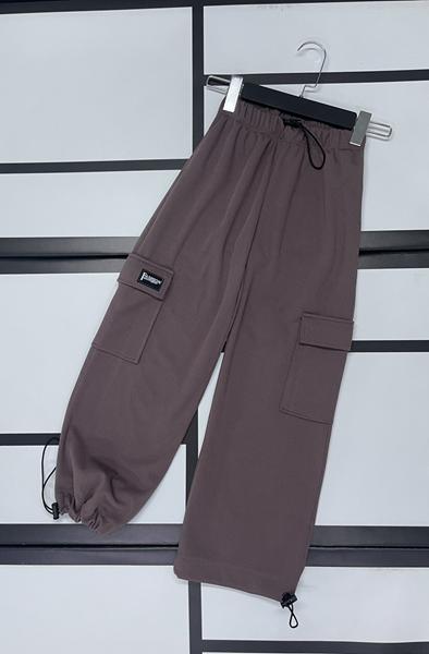 Штаны спорт Kosmy (104-128) K253 brown (деми)