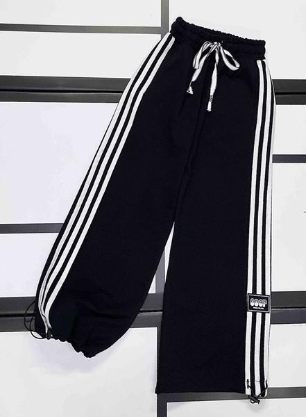 Штаны спорт Kosmy (128-158) 579-1 black (деми)