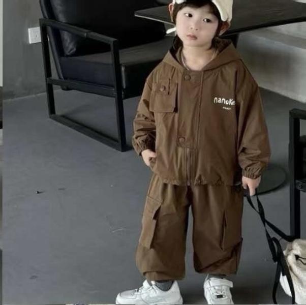 Костюм спорт Delfinka (90-130) 8978 brown (деми)