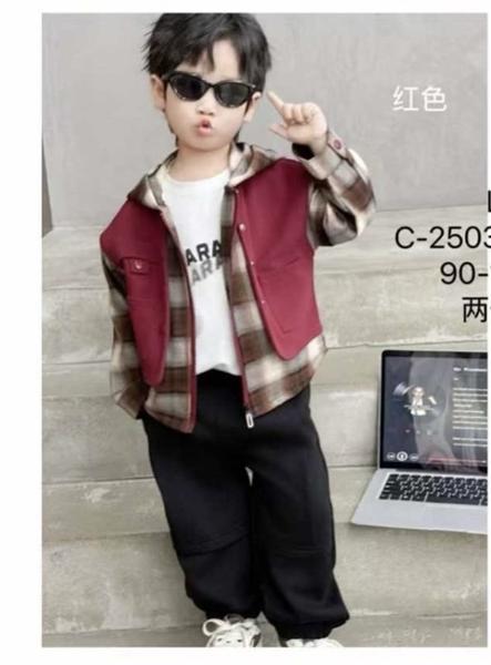 Костюм спорт Delfinka (90-130) C2503 wine (деми)