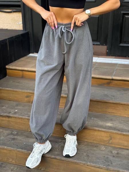 Штаны спорт Arina (42-48) 1655 grey (деми)