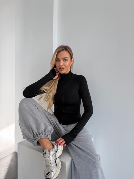 Кофта Arina (42-48) 1697 black (деми)