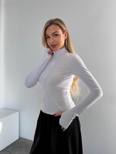 Кофта Arina (42-48) 1697 white (деми)