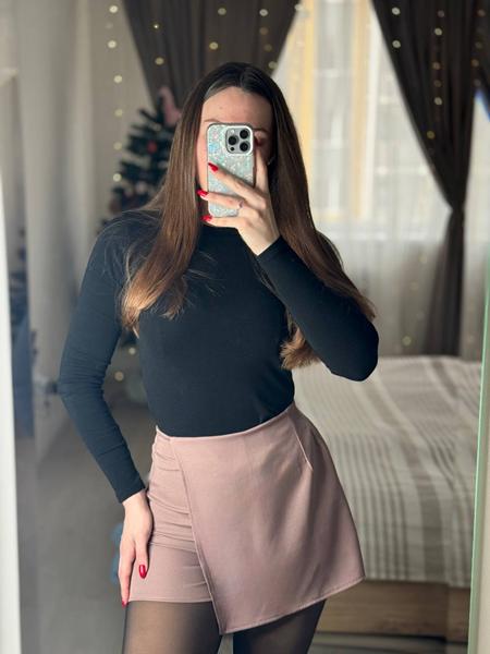 Юбка-шорты Arina (42-46) 2425 beige (лето)