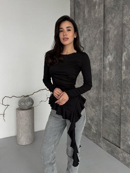 Свитер Arina (42-48) 5174 black (деми)