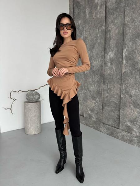 Свитер Arina (42-48) 5174 brown (деми)