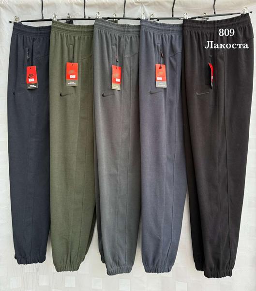 Штаны спорт Shon (48-58) S1975 black (деми)